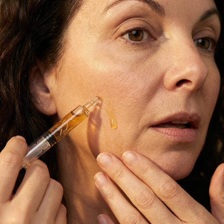 Applica sulla pelle pulita e massaggia delicatamente fino a completo assorbimento
